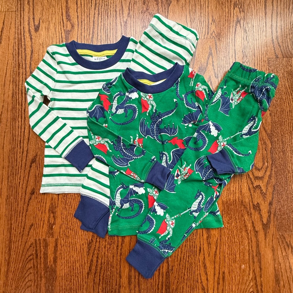 NEW Mini Boden Pajamas 2 Years | Two-Pack - Picture 2 of 6